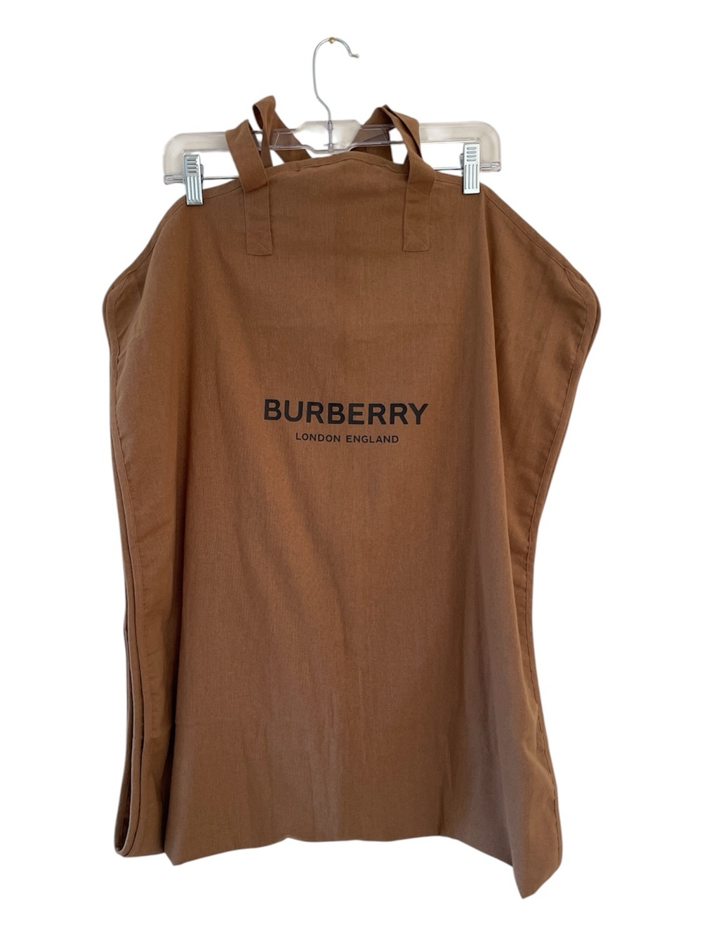 Burberry Garmet Storage Bag Suit Holder Blazer Gown Bag Designer Logo Spell Out